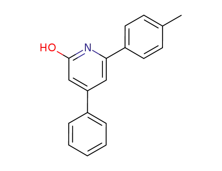 Molecular Structure of 143969-10-2 (2(1H)-Pyridinone, 6-(4-methylphenyl)-4-phenyl-)