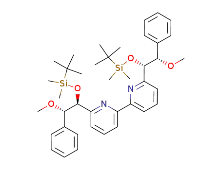 6,6'-bis[(1S,2S)-2-methoxy-1-(tert-butyldimethoxydimethylsilyloxy)-2-phenylethyl]-2,2'-bipyridne