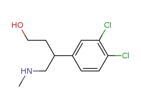 N-[2-(S)-(3,4-dichlorophenyl)-4-hydroxybutyl]-N-methylamine