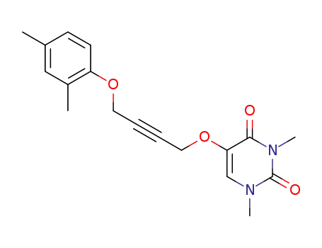 5-[4-(2,4-Dimethyl-phenoxy)-but-2-ynyloxy]-1,3-dimethyl-1H-pyrimidine-2,4-dione