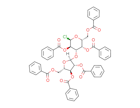 2,3,4-tri-O-benzyl-3-O-(2,3,5-tri-O-benzoyl-α-L-arabinofuranosyl)-β-D-galactopyranosyl chloride