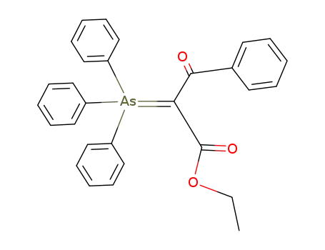3-Oxo-3-phenyl-2-(triphenyl-λ<sup>5</sup>-arsanylidene)-propionic acid ethyl ester