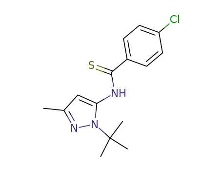 N-(1-tert-butyl-3-methylpyrazol-5-yl)-4-chlorothiobenzamide