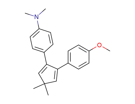{4-[5-(4-methoxy-phenyl)-3,3-dimethyl-cyclopenta-1,4-dienyl]-phenyl}-dimethyl-amine