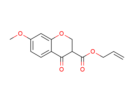 3-allyloxycarbonyl-7-methoxychroman-4-one