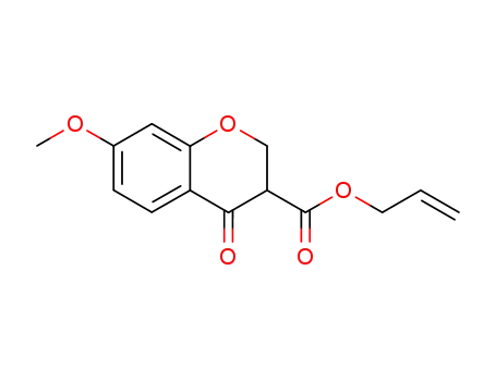 Molecular Structure of 153488-87-0 (3-allyloxycarbonyl-7-methoxychroman-4-one)