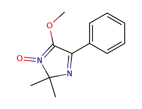 2H-Imidazole, 4-methoxy-2,2-dimethyl-5-phenyl-, 3-oxide