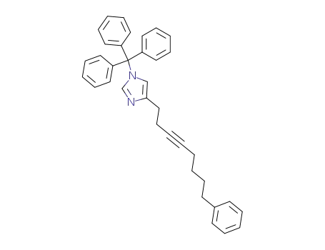 4-(8-Phenyl-oct-3-ynyl)-1-trityl-1H-imidazole