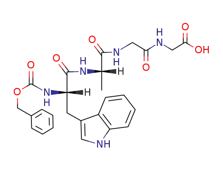 Glycine,
N-[N-[N-[N-[(phenylmethoxy)carbonyl]-L-tryptophyl]-L-alanyl]glycyl]-