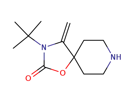 3-tert-Butyl-4-methylene-2-oxo-1-oxa-3,8-diazaspiro[4.5]-decane