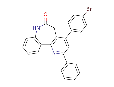 4-(4-Bromo-phenyl)-2-phenyl-5,7-dihydro-1,7-diaza-dibenzo[a,c]cyclohepten-6-one