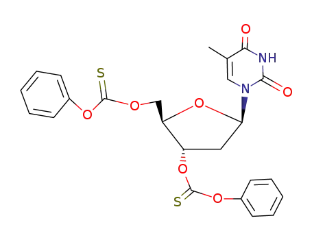 3',5'-bis-O-(phenoxythiocarbonyl)thymidine