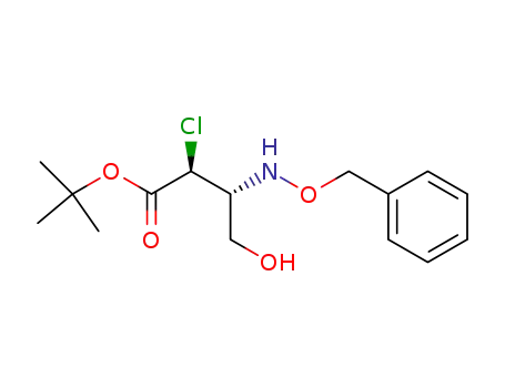 (2S,3R)-3-Benzyloxyamino-2-chloro-4-hydroxy-butyric acid tert-butyl ester