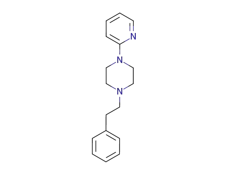 Molecular Structure of 1033-69-8 (Piperazine, 1-(2-phenylethyl)-4-(2-pyridinyl)-)