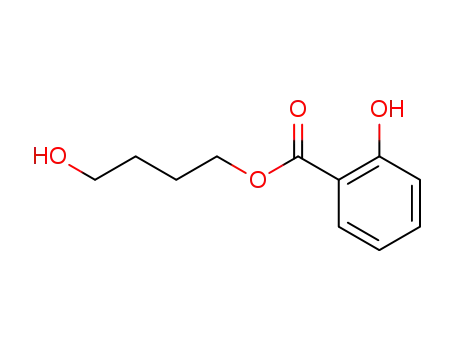 Molecular Structure of 13461-42-2 (Benzoic acid, 2-hydroxy-, 4-hydroxybutyl ester)