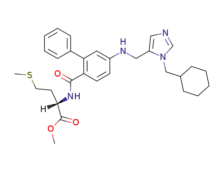 L-Methionine,
N-[[5-[[[1-(cyclohexylmethyl)-1H-imidazol-5-yl]methyl]amino][1,1'-biphen
yl]-2-yl]carbonyl]-, methyl ester