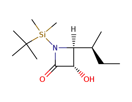 (3S,4S)-4-((S)-sec-Butyl)-1-(tert-butyl-dimethyl-silanyl)-3-hydroxy-azetidin-2-one