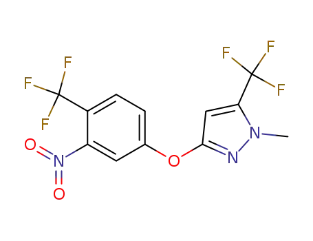 1-Methyl-3-(3-nitro-4-trifluoromethyl-phenoxy)-5-trifluoromethyl-1H-pyrazole