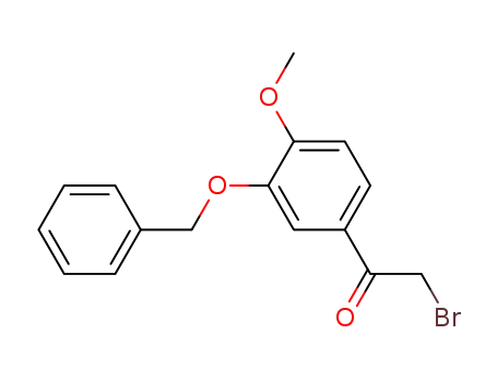 Ethanone, 2-bromo-1-[4-methoxy-3-(phenylmethoxy)phenyl]-