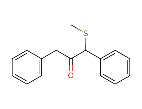 1-methylthio-1,3-diphenyl-2-propanone