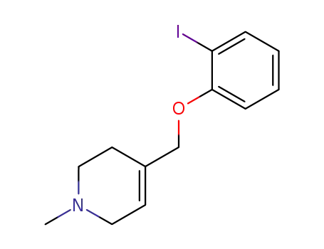 4-(2-Iodophenoxymethyl)-1-methyl-1,2,3,6-tetrahydropyridine