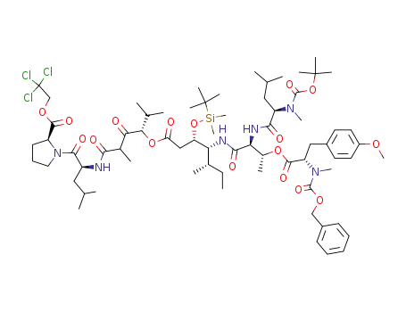 Boc-(R)-N(Me)-Leu-Thr[Z-N(Me)-O(Me)-Tyr]-Ist(TBDMS)-Hip-Leu-Pro-OTce
