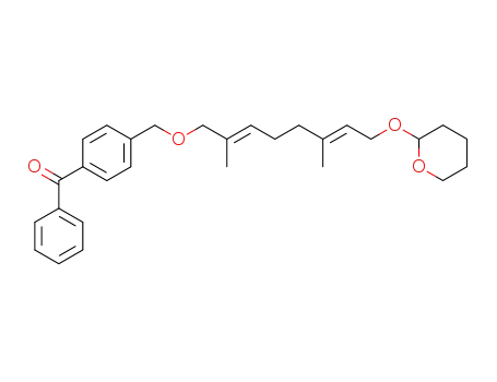 (E,E)-[4-(2',6'-dimethyl-8'-tetrahydropyranyl-2''-oxy-octa-2',6'-dienyloxy)-methylphenyl]-phenyl-methanone