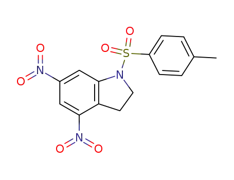Molecular Structure of 312513-83-0 (2,3-dihydro-4,6-dinitro-1-(p-toluenesulfonyl)indole)