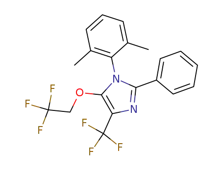 1-(2,6-Dimethyl-phenyl)-2-phenyl-5-(2,2,2-trifluoro-ethoxy)-4-trifluoromethyl-1H-imidazole