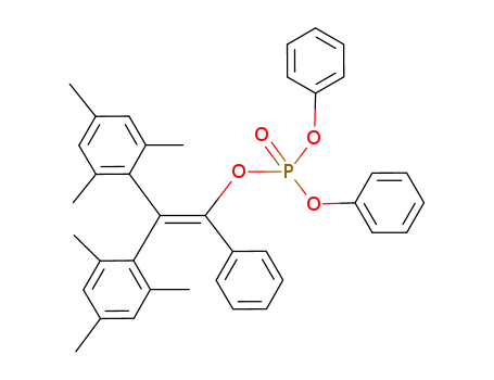 Molecular Structure of 184016-73-7 (Phosphoric acid, diphenyl
1-phenyl-2,2-bis(2,4,6-trimethylphenyl)ethenyl ester)