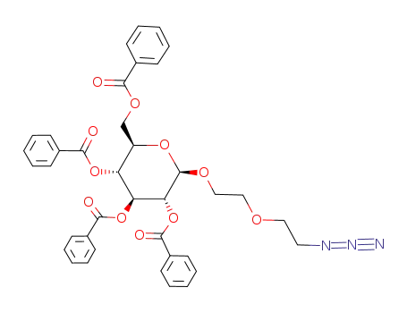 2-(2-azidoethoxy)ethyl 2,3,4,6-tetra-O-benzoyl-β-D-glucopyranoside