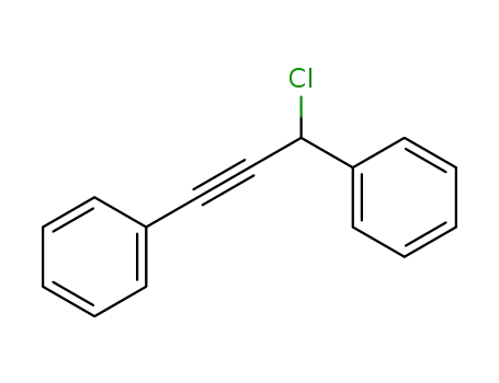 Molecular Structure of 76173-73-4 (Benzene, 1,1'-(3-chloro-1-propyne-1,3-diyl)bis-)