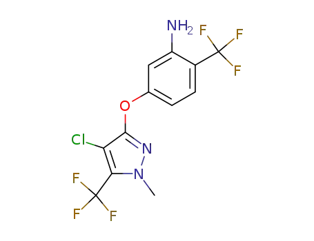 5-(4-Chloro-1-methyl-5-trifluoromethyl-1H-pyrazol-3-yloxy)-2-trifluoromethyl-phenylamine