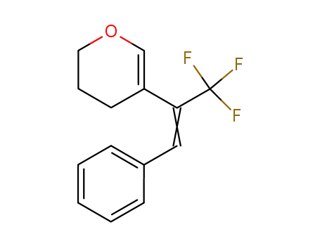 5-[(E) and (Z)-2-phenyl-1-(trifluoromethyl)-1-ethenyl]-3,4-dihydro-2H-pyran