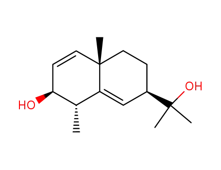Molecular Structure of 176665-71-7 ((1S,2S,4aS,7R)-7-(1-Hydroxy-1-methyl-ethyl)-1,4a-dimethyl-1,2,4a,5,6,7-hexahydro-naphthalen-2-ol)