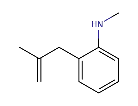 Molecular Structure of 41652-75-9 (2-(2-methyl-2-propenyl)-N-methylaniline)