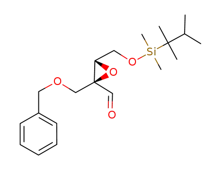 (2S,3S)-2-Benzyloxymethyl-3-[dimethyl-(1,1,2-trimethyl-propyl)-silanyloxymethyl]-oxirane-2-carbaldehyde