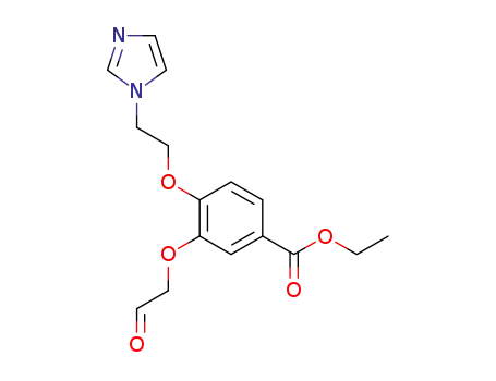 ethyl 3-(formylmethoxy)-4-<<2-(1-imidazolyl)ethyl>oxy>benzoate