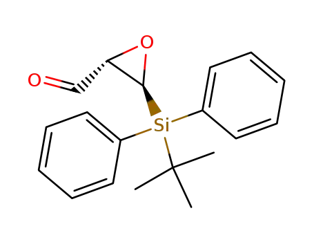 Molecular Structure of 178391-54-3 ((2S,3S)-3-(tert-Butyl-diphenyl-silanyl)-oxirane-2-carbaldehyde)
