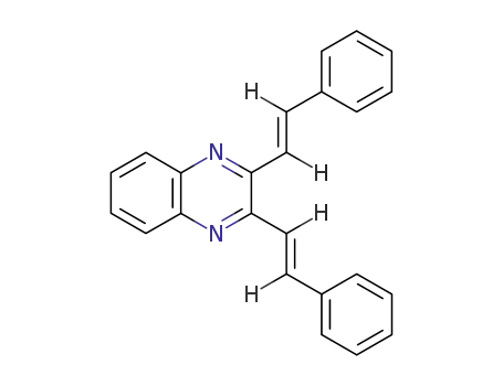 2,3-bis(2-phenylvinyl)quinoxaline