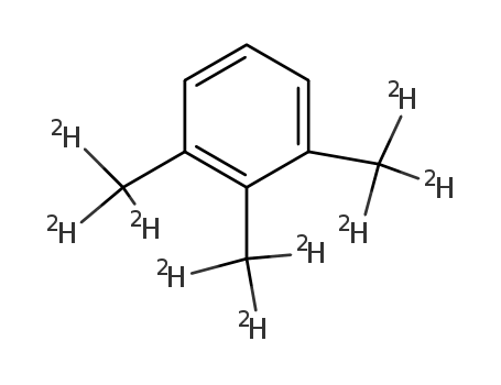 Molecular Structure of 29636-66-6 (1,2,3-tris-trideuteriomethyl-benzene)