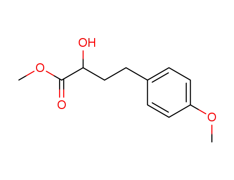Molecular Structure of 288311-02-4 (2-hydroxy-4-(4-methoxy-phenyl)-butyric acid methyl ester)