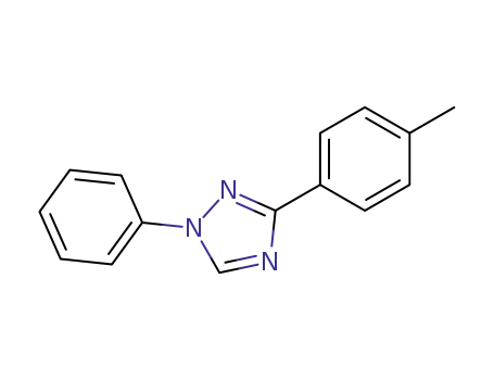 Molecular Structure of 65814-57-5 (1H-1,2,4-Triazole, 3-(4-methylphenyl)-1-phenyl-)