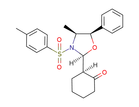 (S)-2-[(2S,4S,5R)-4-Methyl-5-phenyl-3-(toluene-4-sulfonyl)-oxazolidin-2-yl]-cyclohexanone