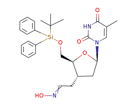5'-O-(tert-butyldiphenylsilyl)-3'-C-methylene-N-oximyl-3'-deoxythymidine