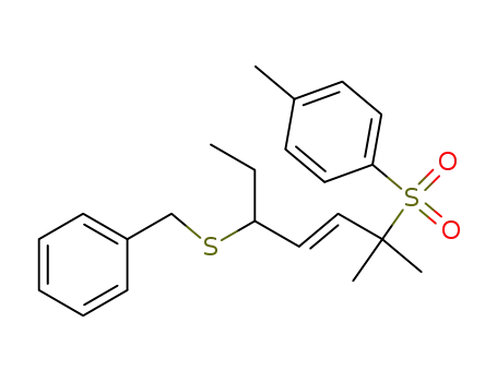 (E)-5-benzylthio-2-methyl-2-tosyl-3-hexene