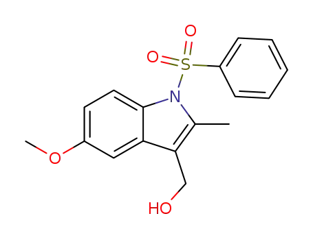 5-methoxy-1-phenylsulfonyl-3-hydroxymethyl-2-methylindole