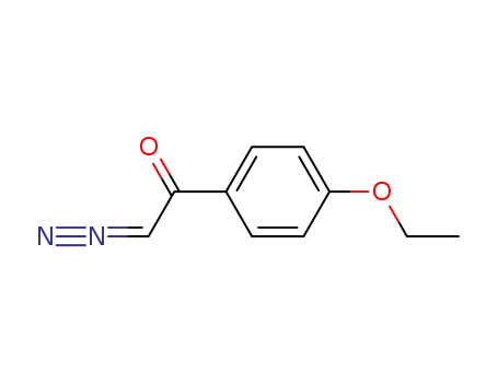 Molecular Structure of 6929-57-3 (4-ethoxydiazoacetophenone)