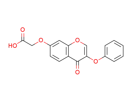 Acetic acid, [(4-oxo-3-phenoxy-4H-1-benzopyran-7-yl)oxy]-