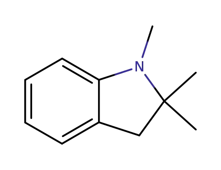 Molecular Structure of 18023-32-0 (1,2,2-trimethyl-2,3-dihydro-indole)